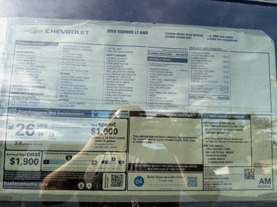 2026 Chevrolet Equinox LT